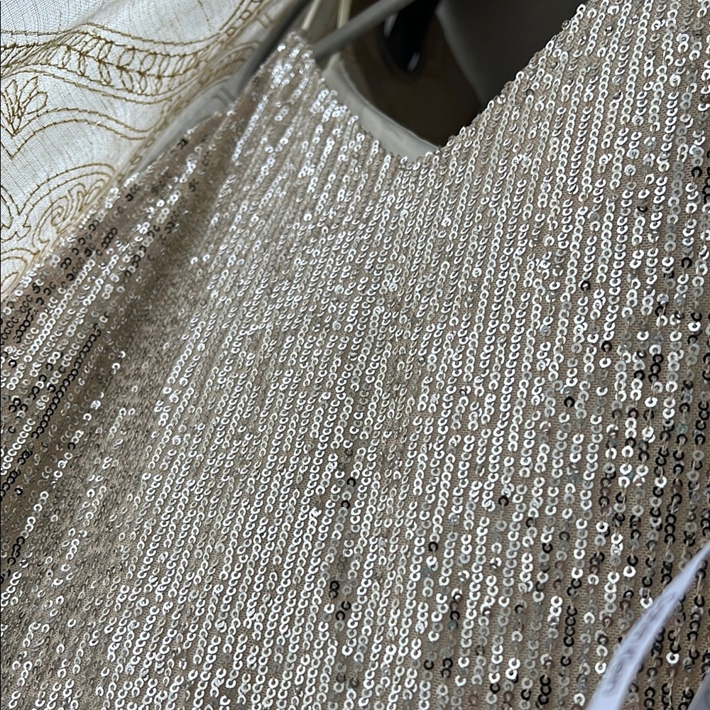 Calvin Klein Sparkling Sequin Tank Top